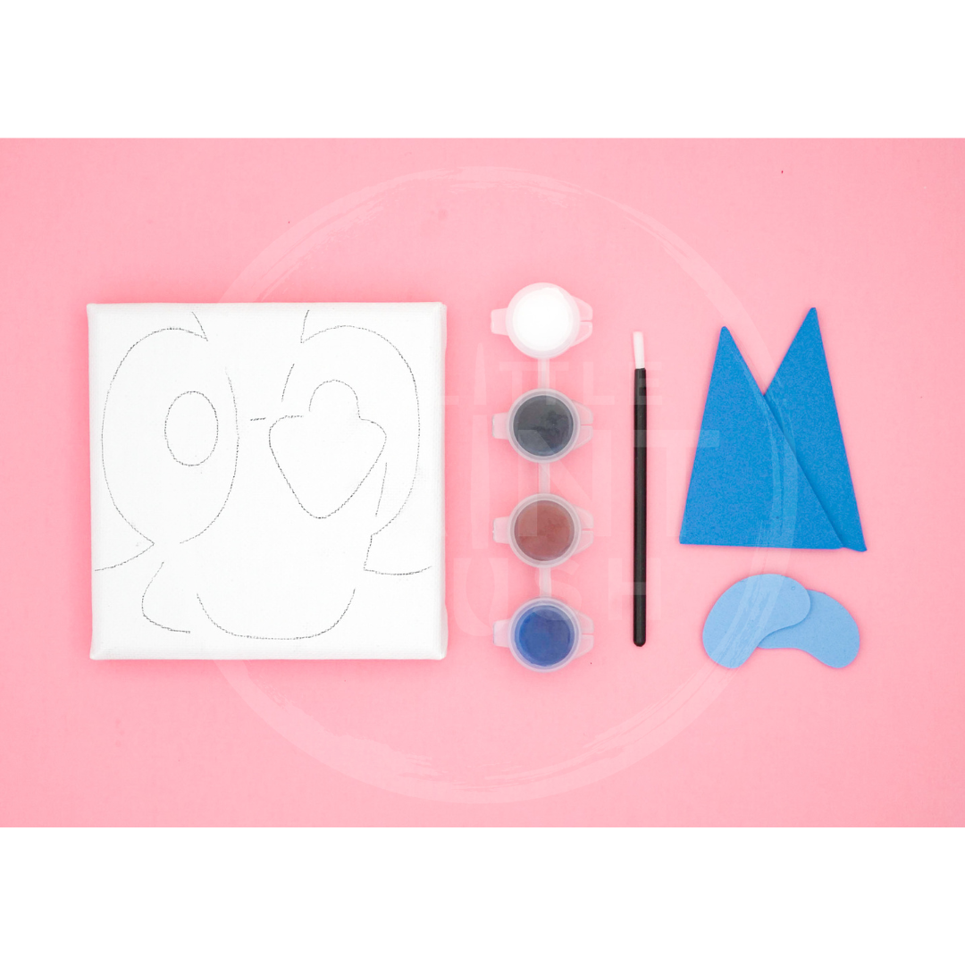 Mini Bluey Paint Kit 4X4 My Little Paintbrush