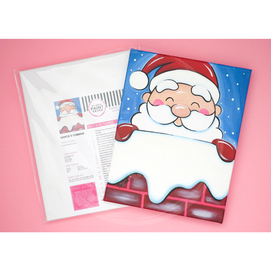 christmas acrylic paintings for kids